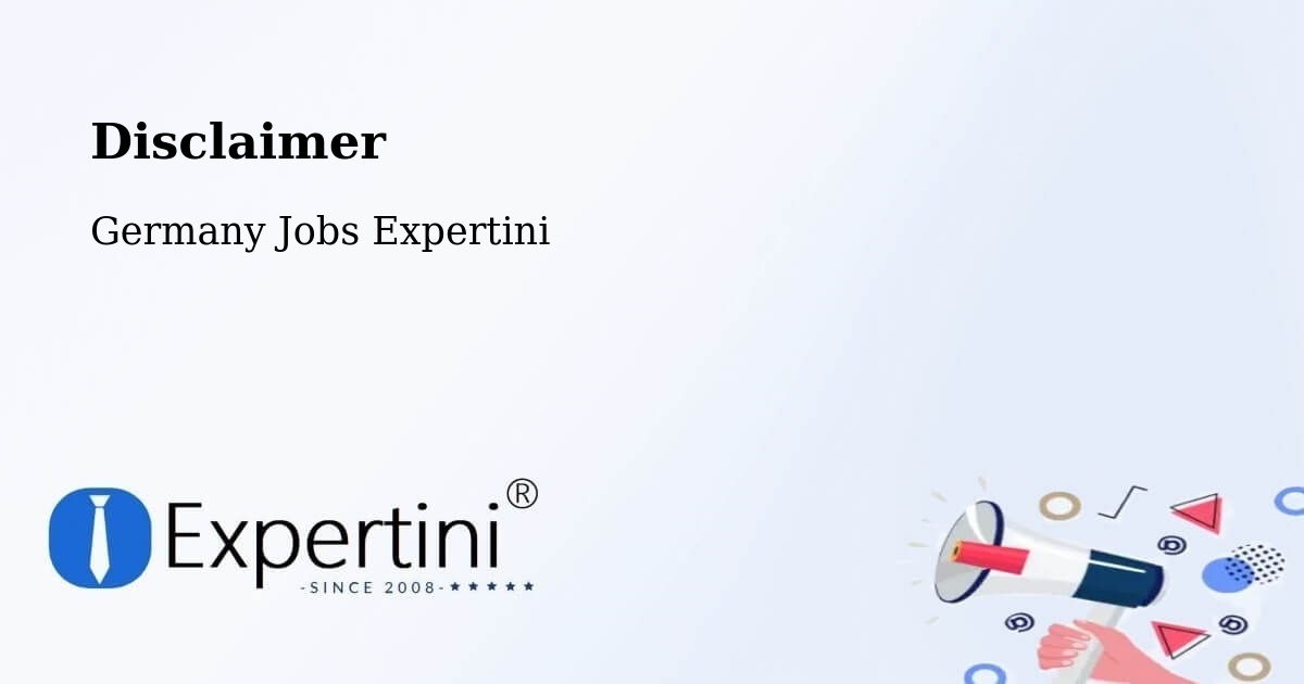 Disclaimer – Neustadt - Germany Jobs Expertini
